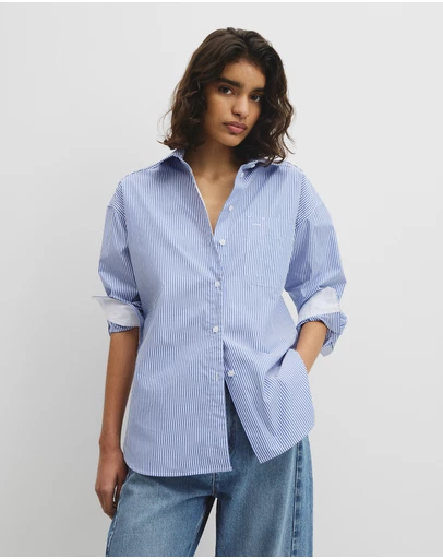 Country Road - Stripe Poplin Shirt