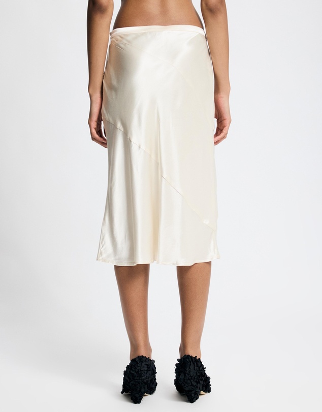 Lover - Margot Satin Midi Skirt