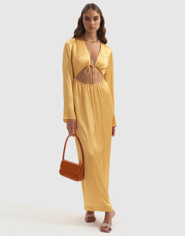 Ownley - Lilith Drawstring Cut Out Dress