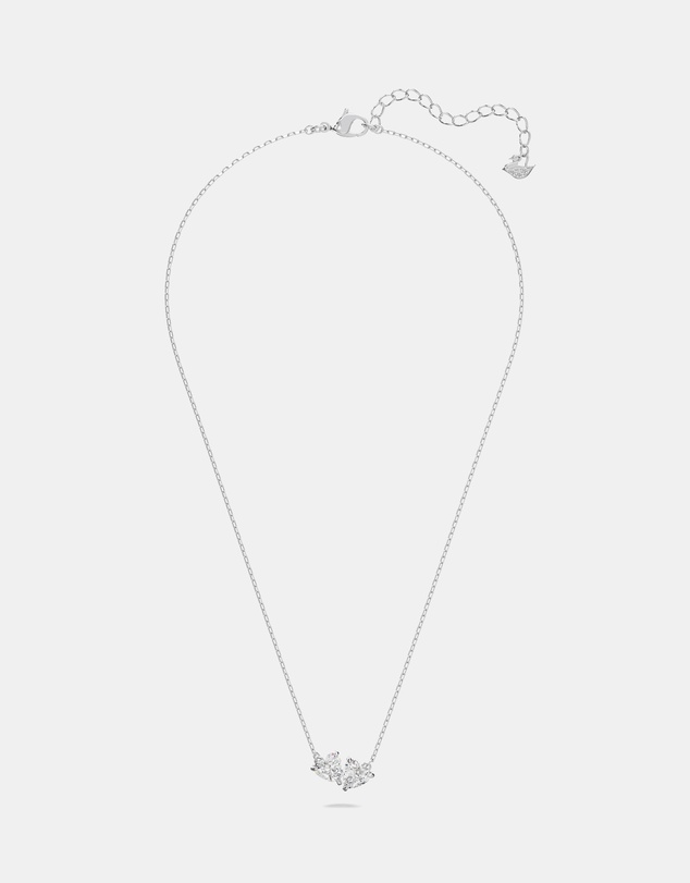 Swarovski - Mesmera Necklace, Heart, White, Rhodium-Plated