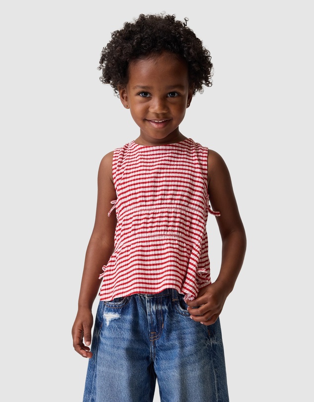 GAP - Sleeveless Crinkle Knit Top - Babies-Kids