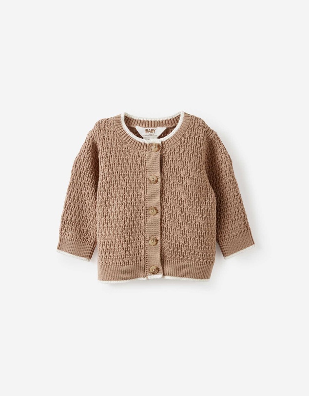 Cotton On Kids - Baby Organic Blend Knit Cardigan
