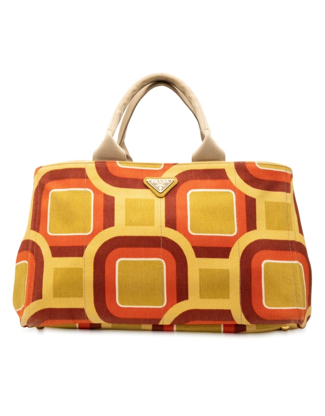 Pre-Loved by Azura Reborn - Pre-Loved Large Printed Canvas Canapa Soho Satchel
