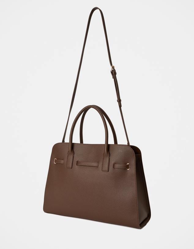 Forever New Curve - Clara Curve Buckle Tote Bag