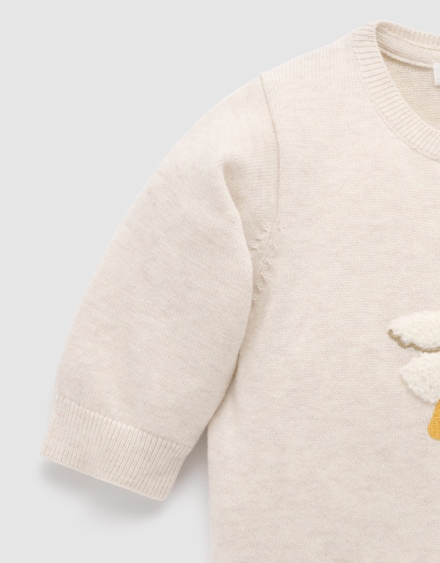 Purebaby - Chenille Embroidered Jumper-Kids-Babies