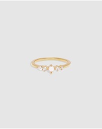 By Charlotte - Sea Foam Ring