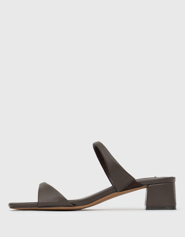 Betts - Wider Fit Argo Block Heel Mule Sandals