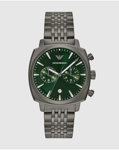 Emporio Armani - Gunmetal Chronograph Watch