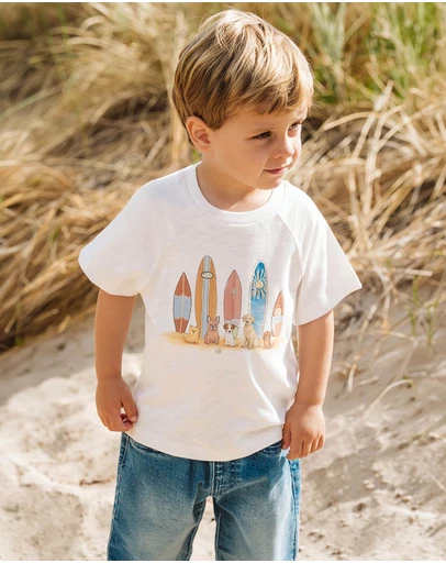 Bebe by Minihaha - Max Surfer Dogs Tee - Babies