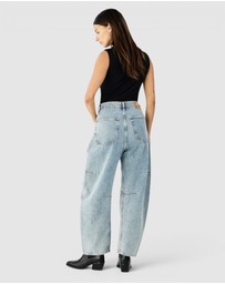 rag & bone - Charlie High-Rise Ankle Barrel Jeans