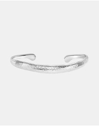 Dower & Hall - Women's Curved Nomad Cuff Bangle In Sterling Silver