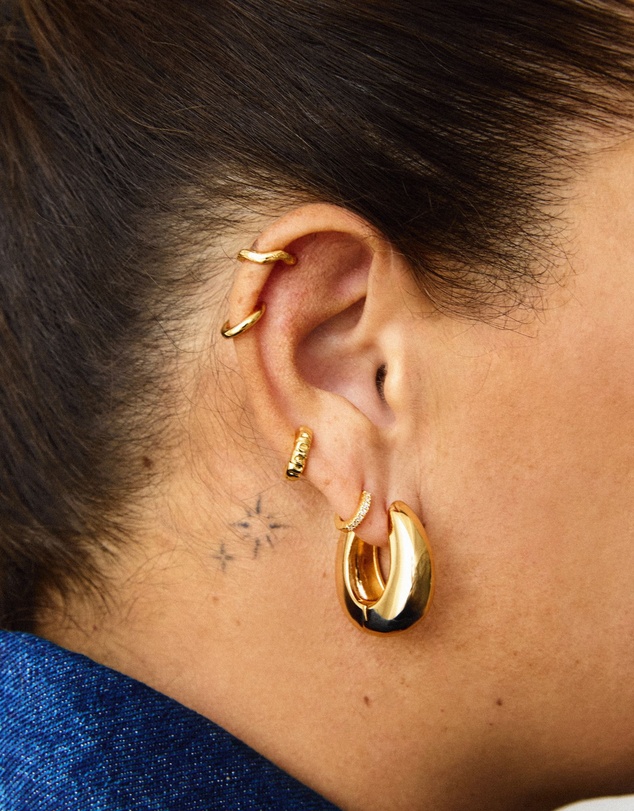 HOUSE OF SLANI - Ava Gold Hoops
