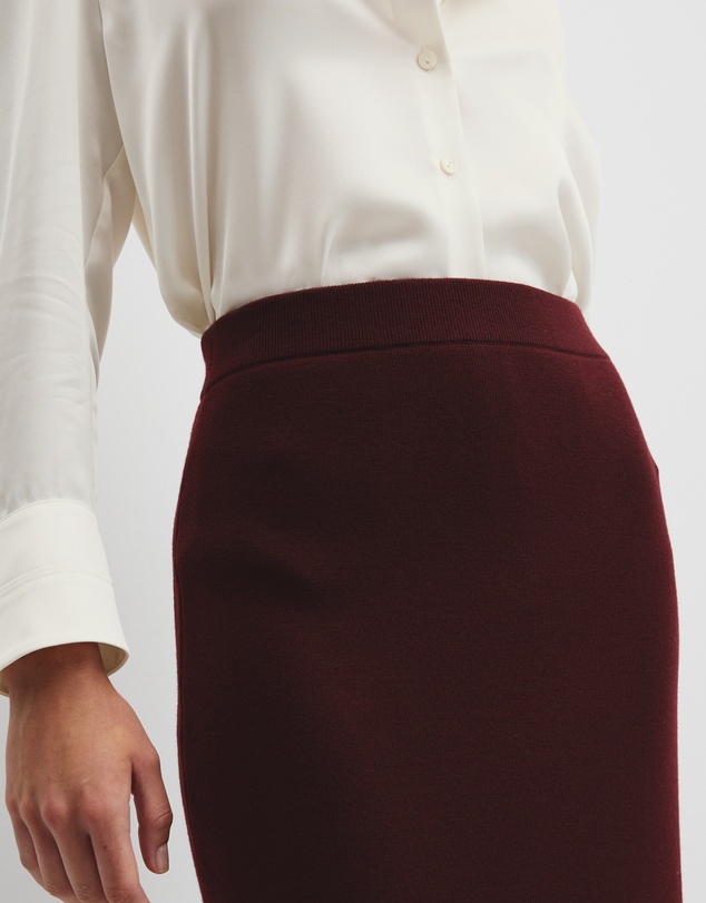 Country Road - Compact Wool Knit Skirt