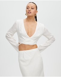 Third Form - Paisley Wrap Blouse