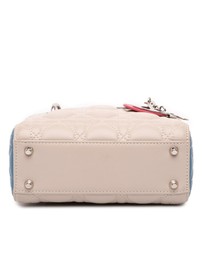 Pre-Loved by Azura Reborn - Pre-Loved Mini Tricolor Lambskin Cannage Lady Dior