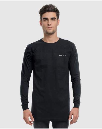 DVNT - Saxon Embroidery Long Sleeve Tee