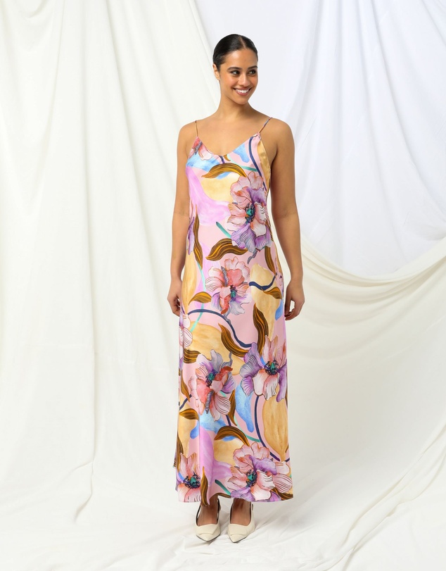 KACHEL - Indi Slip Maxi Dress