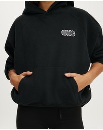Cotton On Body Active - Plush Premium Graphic Raglan Hoodie