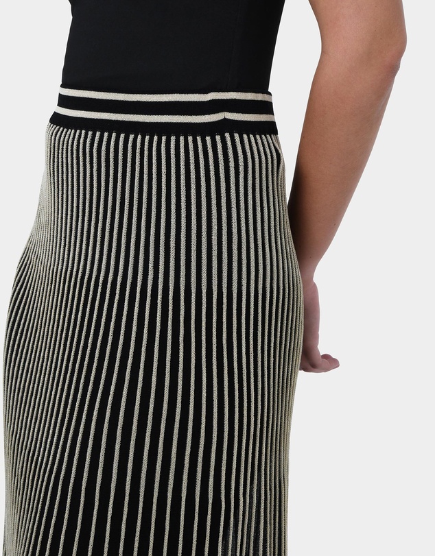 Forcast - Lucy Pleat Knit Midi Skirt