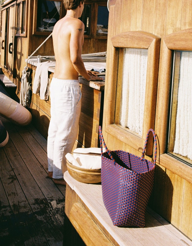 Mimmi Terra - Woven Eco Tote Mezzanotte