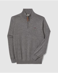 R.M.Williams - Ernest 1/4 Zip Merino Knit