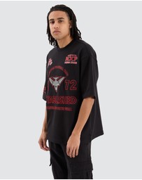 Nena & Pasadena - Essendon Mega Loop Back Tee