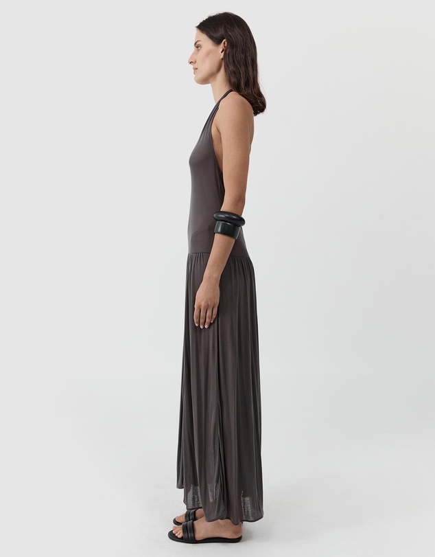 St. Agni - Fluid Jersey Halter Dress