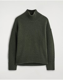 COS - Chunky Funnel-Neck Wool Jumper