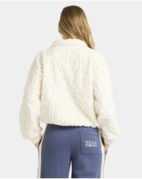 Billabong - Womens Le Love Half Zip Fleece Top