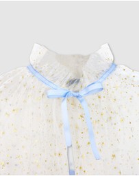 Pink Poppy - Disney Frozen Gold Snow Flakes Cape