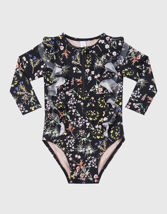 Aqua Blu Kids - Dandelion Long Sleeve One Piece - Babies