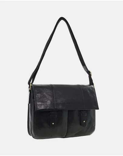 Pierre Cardin - Pierre Cardin Men's Rustic Messenger/Computer Bag