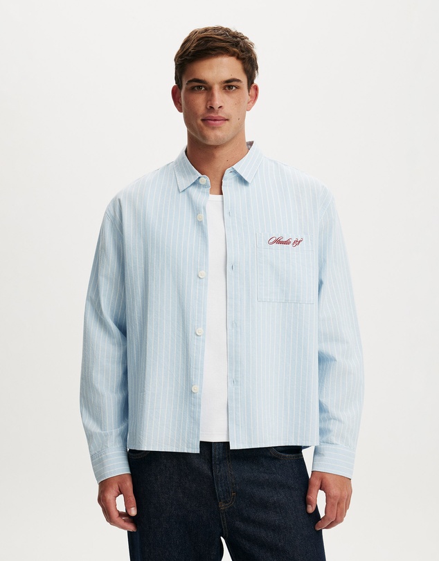 Cotton On - Bedford Long Sleeve Shirt