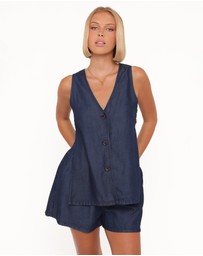 Petal & Pup - Miller Short Set - Chambray