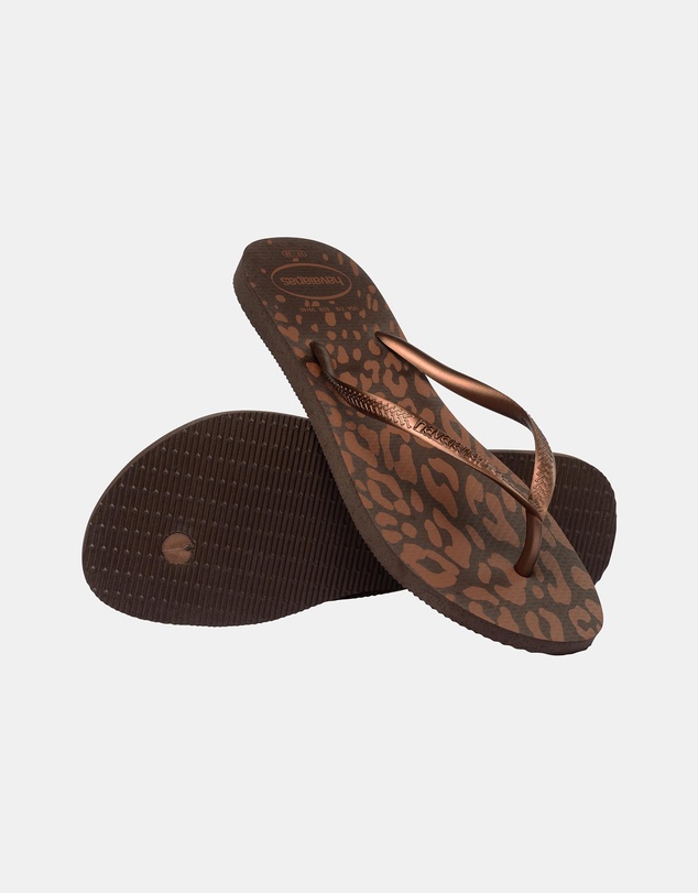 Havaianas - Slim Animal Print Thongs - Women's