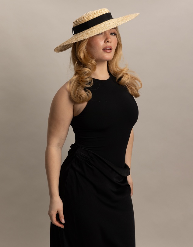 Morgan & Taylor - Camila Racewear Boater in Natural