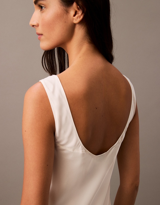 Calvin Klein - Satin Midi Slip Dress