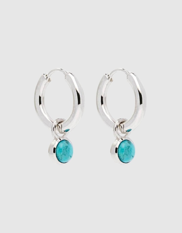Najo - Heavenly Turquoise Silver Earring