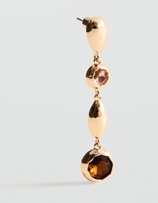M.N.G - Crystal Pendant Earringss
