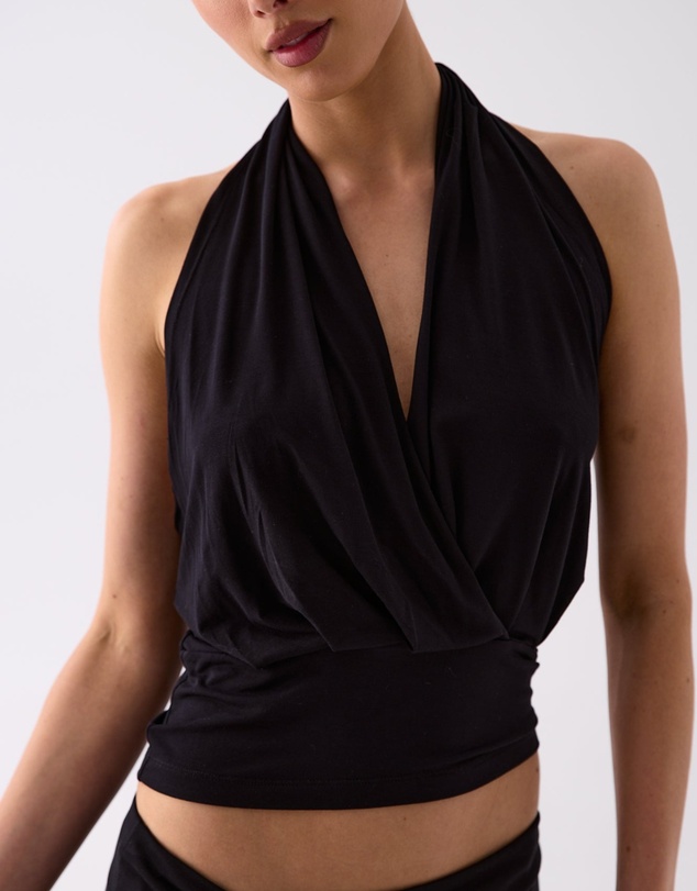 Style Addict - Aurelia Drape Halter Top