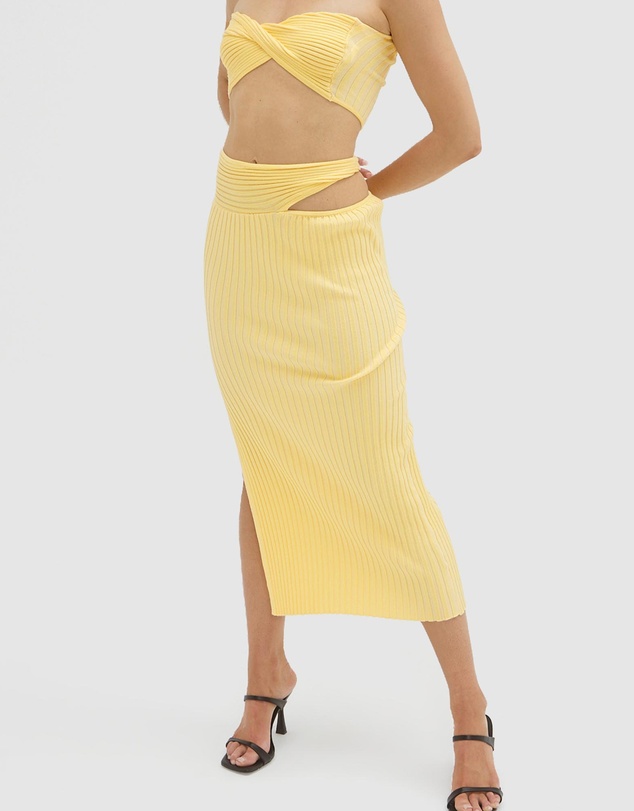 SOVERE - Intwine Knit Skirt