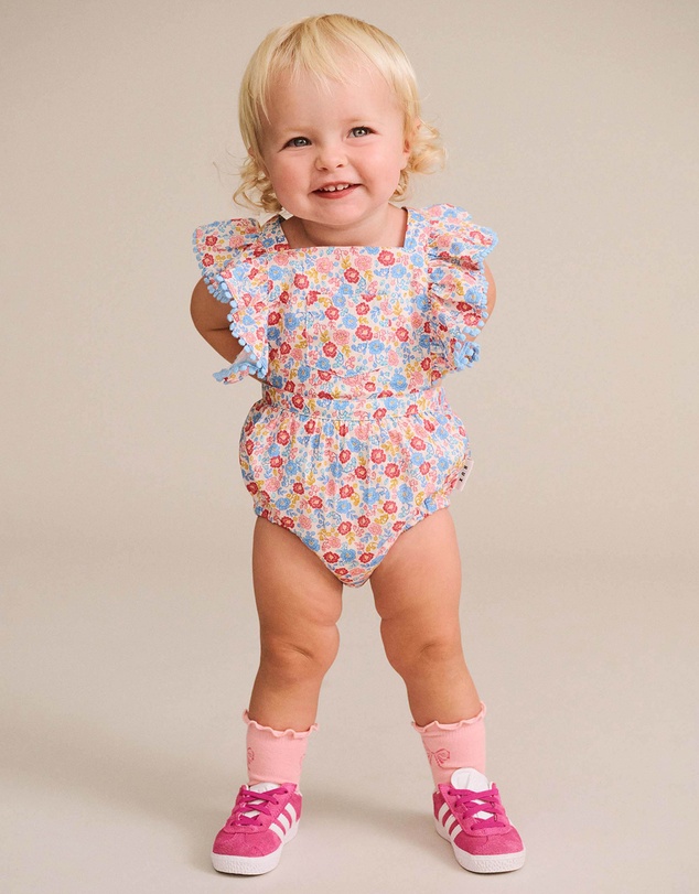 Huxbaby - Vintage Floral Playsuit - Babies