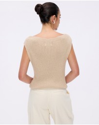 Minima Esenciales - Nalu Organic Cotton Cashmere Blend Knitted Top