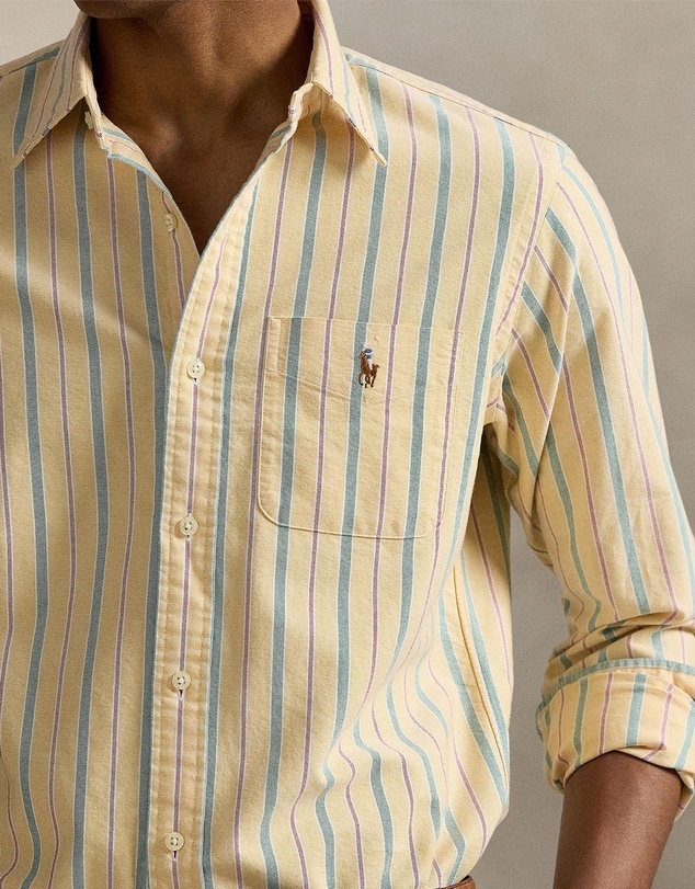 Polo Ralph Lauren - ICONIC EXCLUSIVE - Custom Fit Striped Oxford Shirt