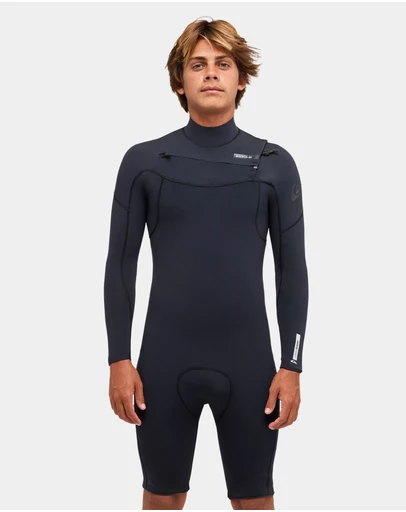 Quiksilver - Mens 2/2mm Everyday Sessions Chest Zip Long Sleeve Springsuit