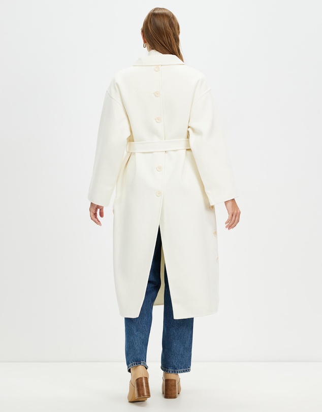 Belle & Bloom - Wide Awake Split Hem Overcoat