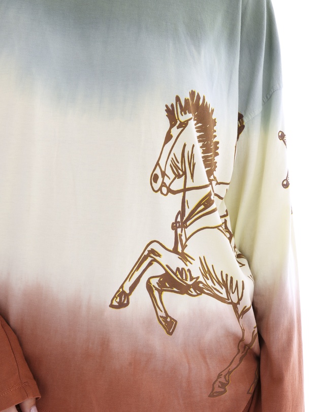 THE TALES - Cowboys Forever Tie Dye Long Sleeve Tee