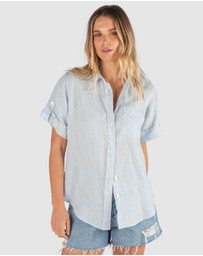 CAMIXA - FEBE Short Sleeve Linen shirt
