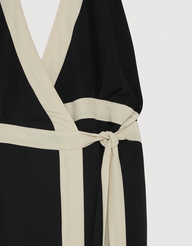 Revibe - Repaired BY JOHNNY. Azaria Wrap Mini Dress - AU 12