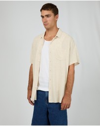 Silent Theory - Textured Linen SS Shirt